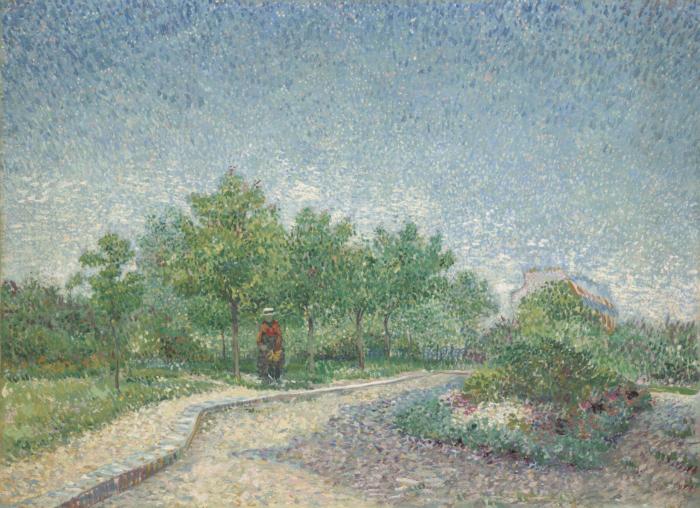 Vincent Van Gogh Corner in Voyer-d'Argenson Park at Asnieres oil painting image